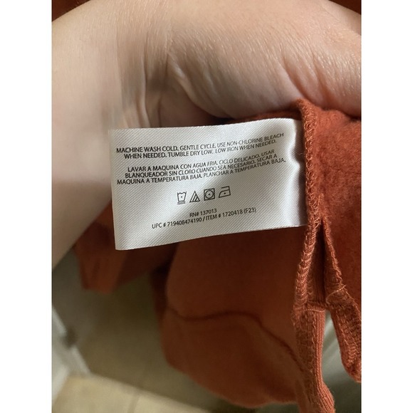 Orvis V-Neck Classic Cozy Sweater Women's Orange Size XXL Plus Soft Comfortable - Picture 12 of 12